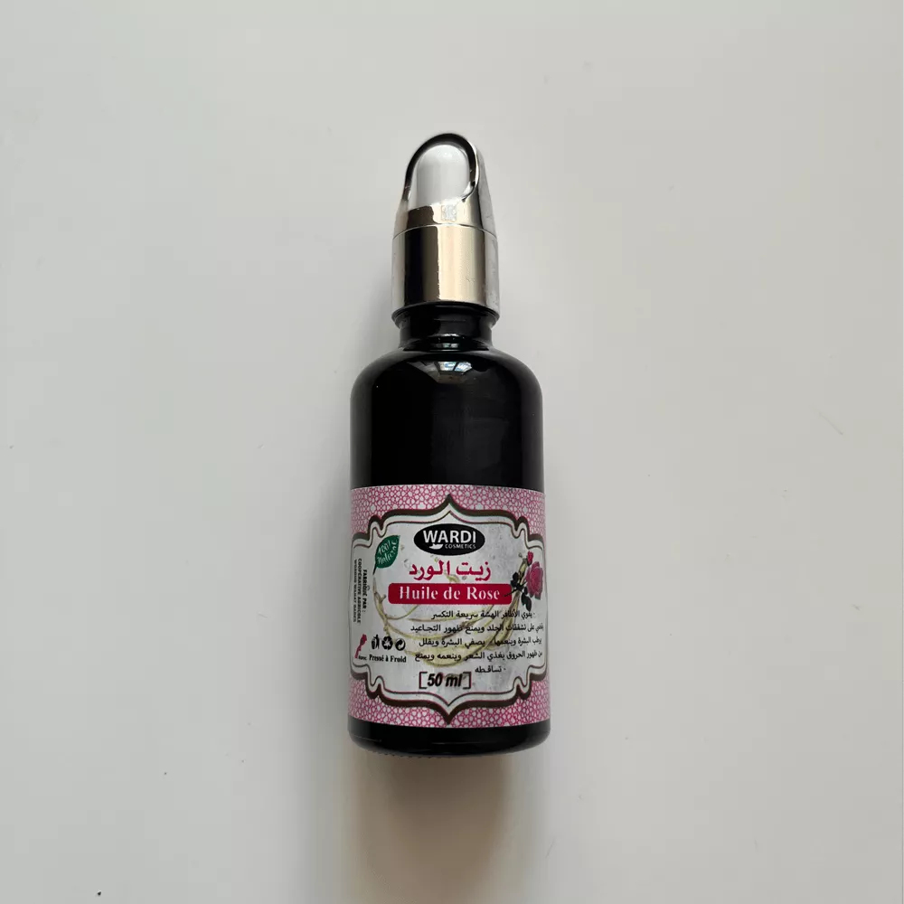 Huile de Rose 50ml: bouteille compte-gouttes au Maroc - Derb 3omar Boutique