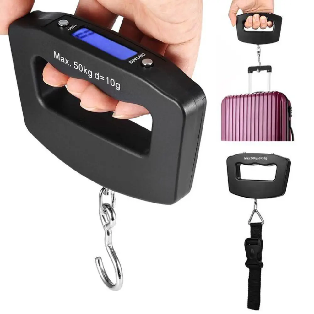 عرض مقياس الأمتعة الرقمي LCD 50 كجم – Balance Bagages Portable إلكترونية au Maroc - Derb 3omar Boutique
