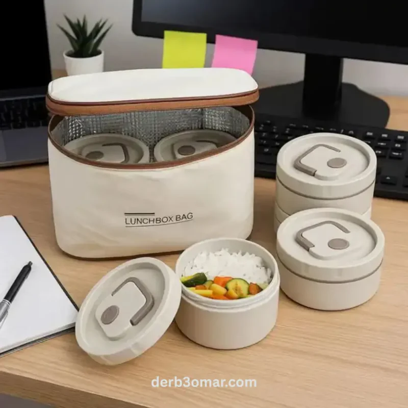Boîte repas thermique portable pour bureau et école Boîte repas thermique portable pour bureau et école