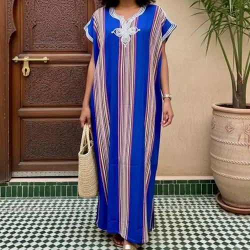 Gandoura marocaine femme chic