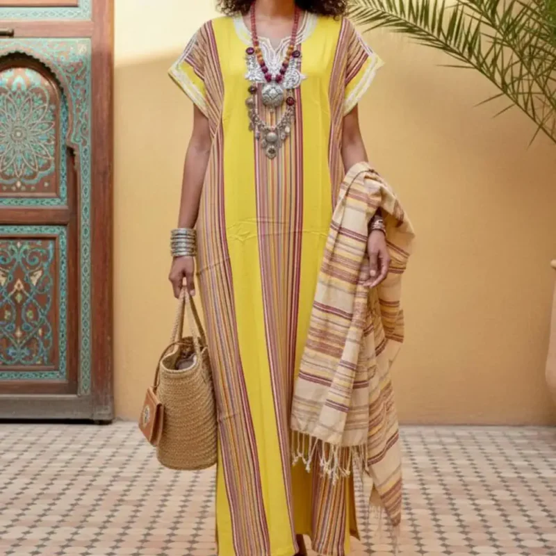 Gandoura traditionnelle légère